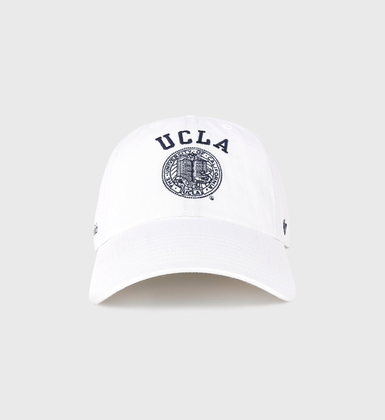 UCLA Crest Hat - White/Navy Sporty & Rich Outlet