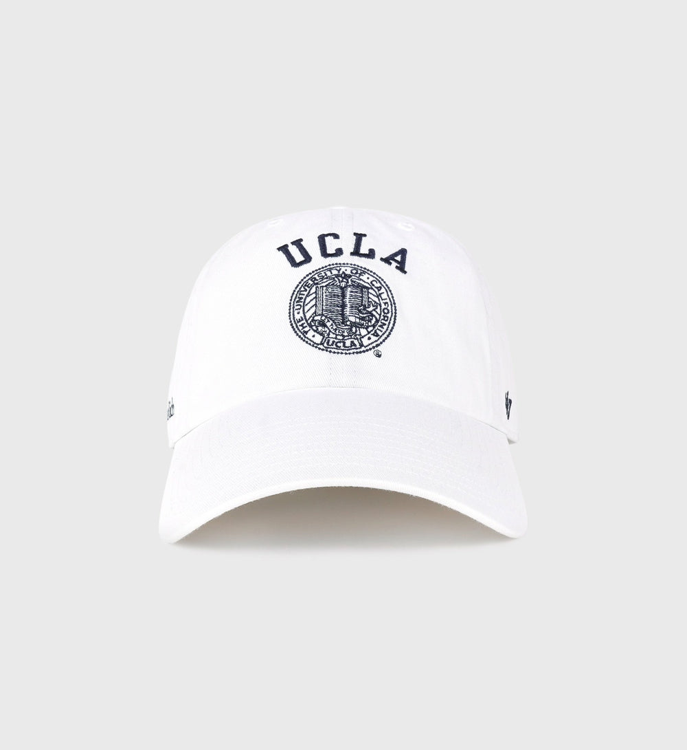 UCLA Crest Hat - White/Navy Sporty & Rich Outlet