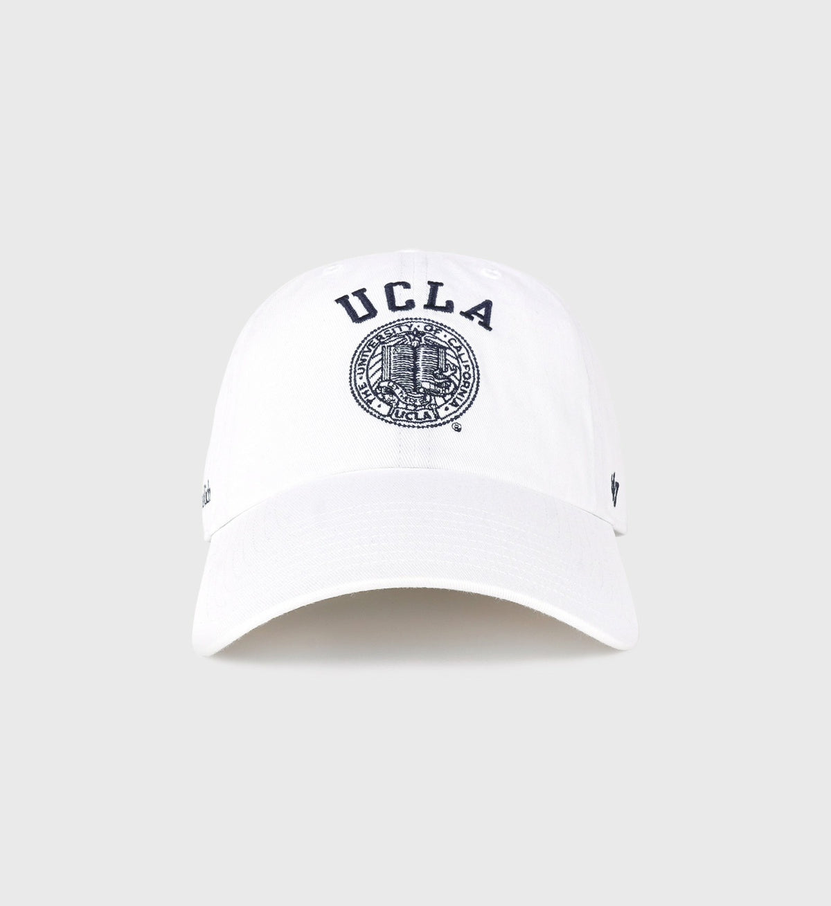 UCLA Crest Hat - White/Navy Sporty & Rich Outlet