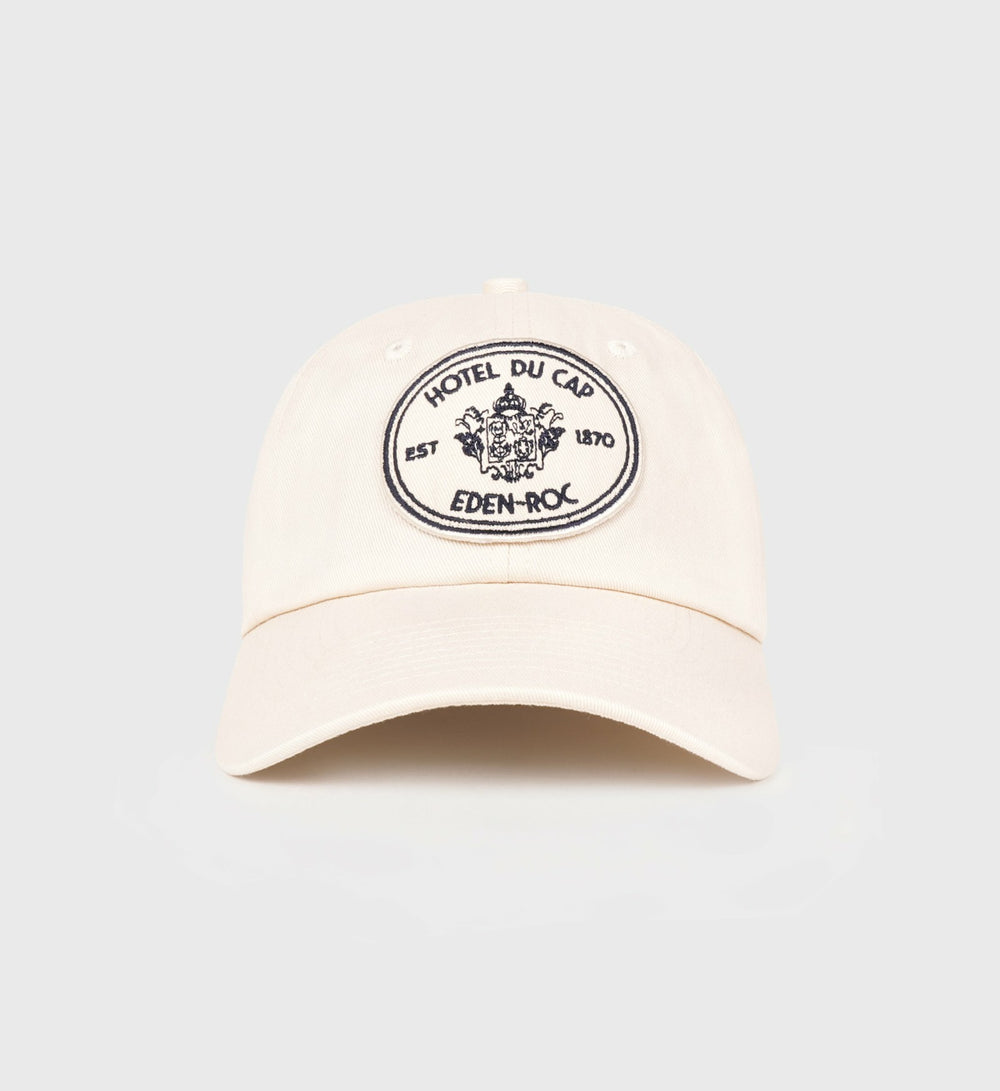 Eden Crest Hat - Cream/Navy Sporty & Rich Discount