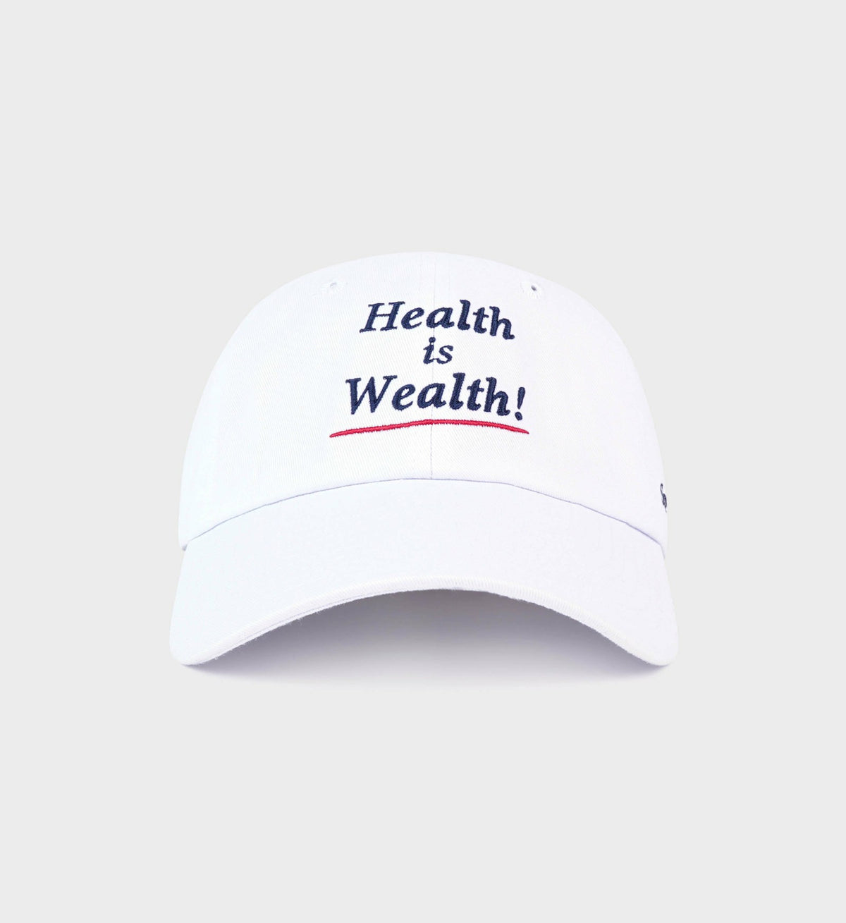 Health is Wealth Hat - White/Navy/Fire Red Sporty & Rich Sale