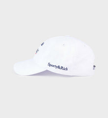 Health is Wealth Hat - White/Navy/Fire Red Sporty & Rich Sale