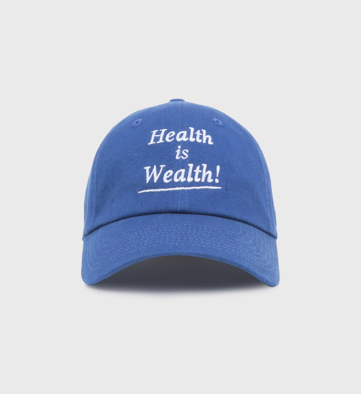 Health is Wealth Hat - Team Blue/White Sporty & Rich Discount