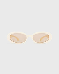 Frame N.10 - Sunglasses - Cream Sporty & Rich Discount