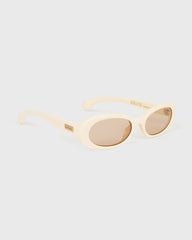 Frame N.10 - Sunglasses - Cream Sporty & Rich Discount