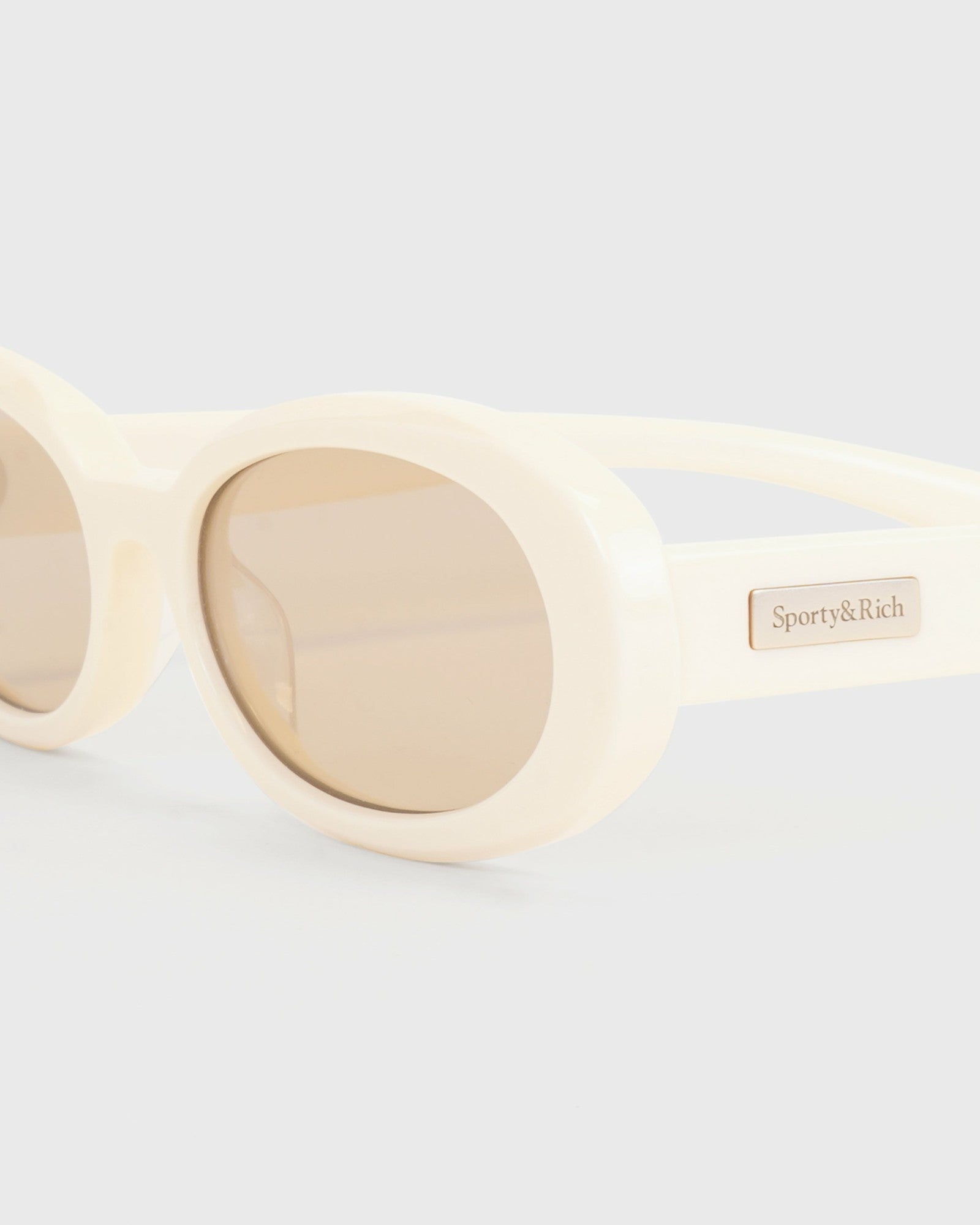Frame N.10 - Sunglasses - Cream Sporty & Rich Discount
