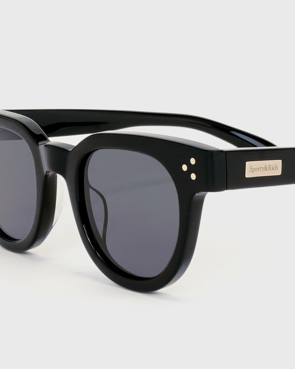 Frame N.04 - Sunglasses - Black Sporty & Rich For Sale