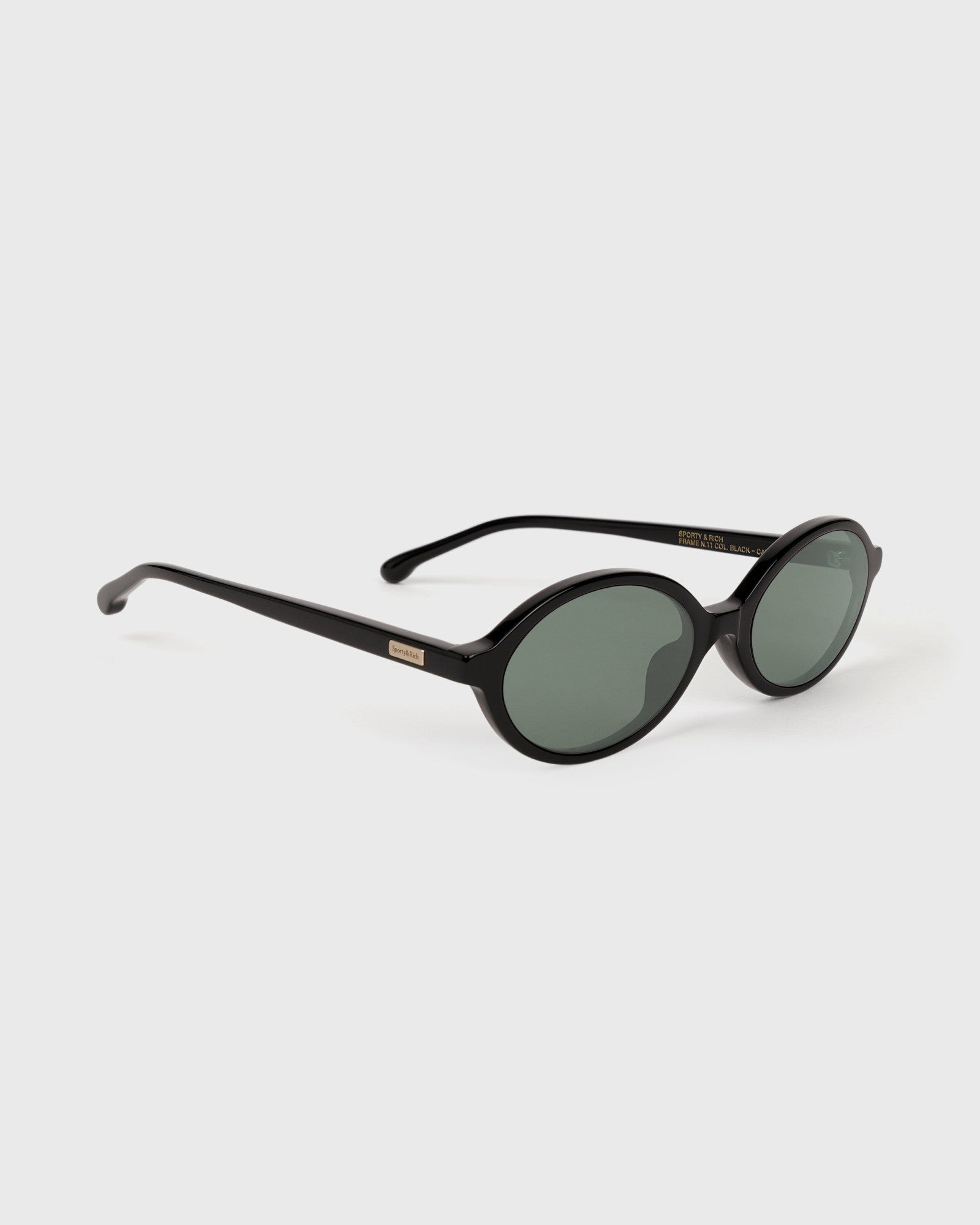 Frame N.11 - Sunglasses - Black Sporty & Rich Outlet