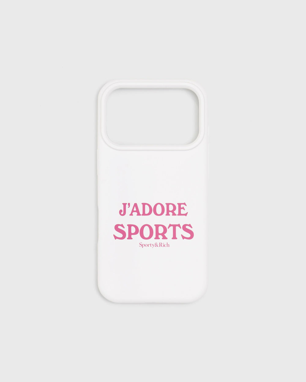 J'adore Sports iPhone Case - White/Fuschia Sporty & Rich Sale
