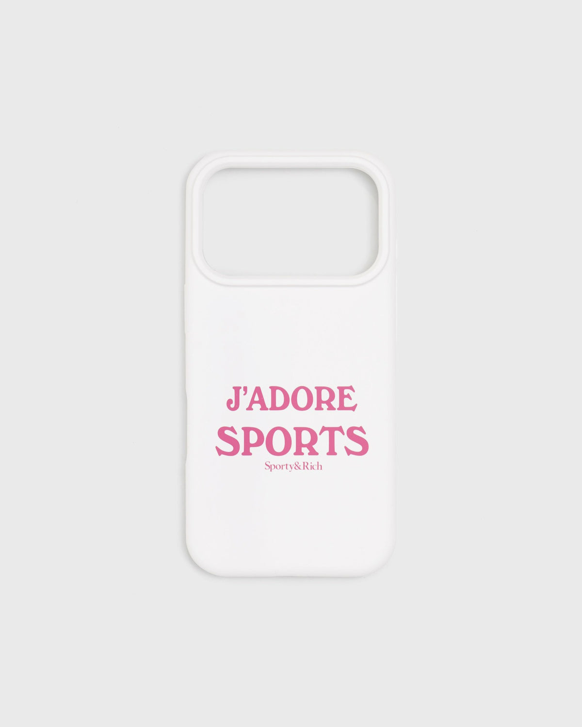 J'adore Sports iPhone Case - White/Fuschia Sporty & Rich Sale