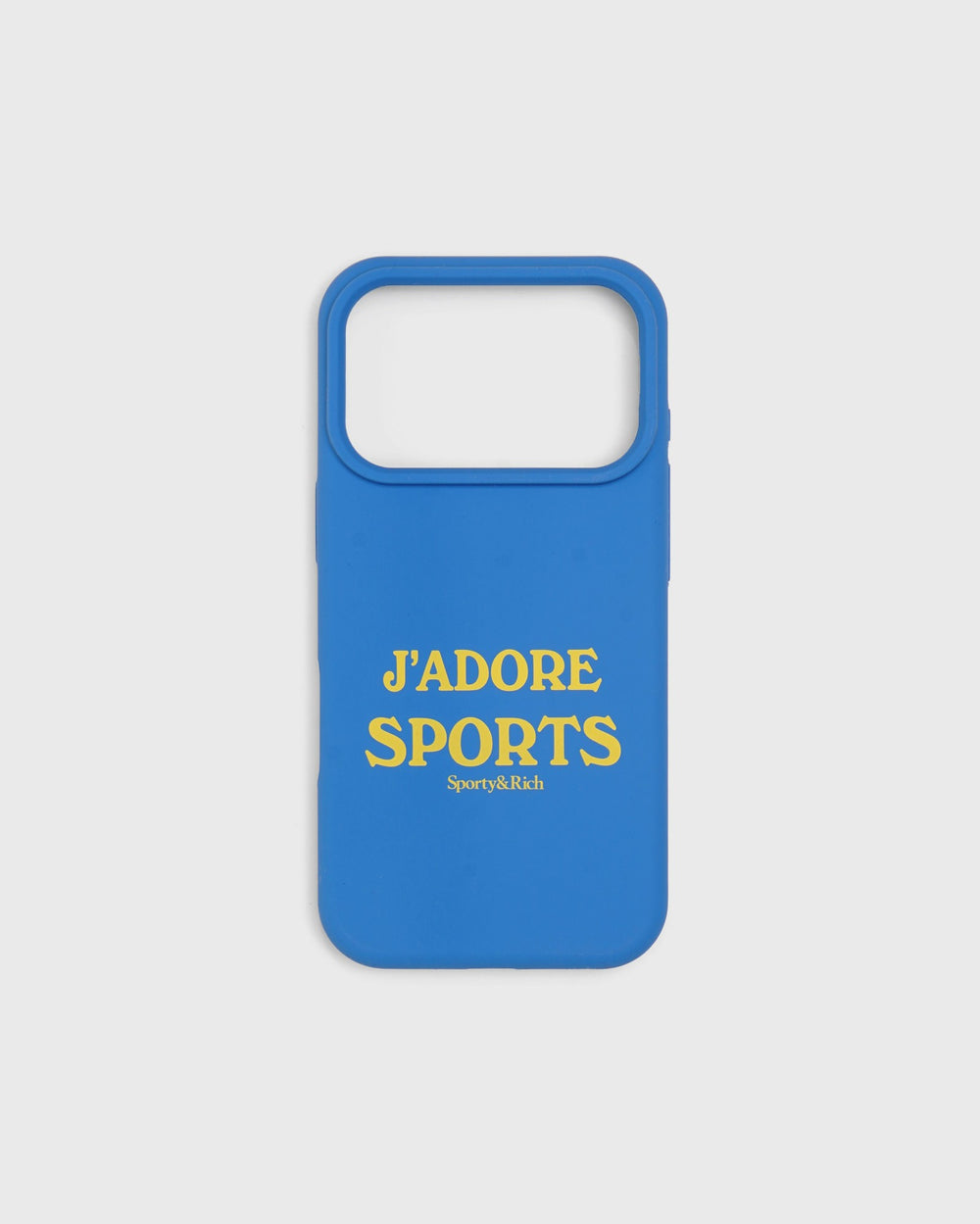 J'adore Sports iPhone Case - Bright Blue/Yellow Sporty & Rich Discount