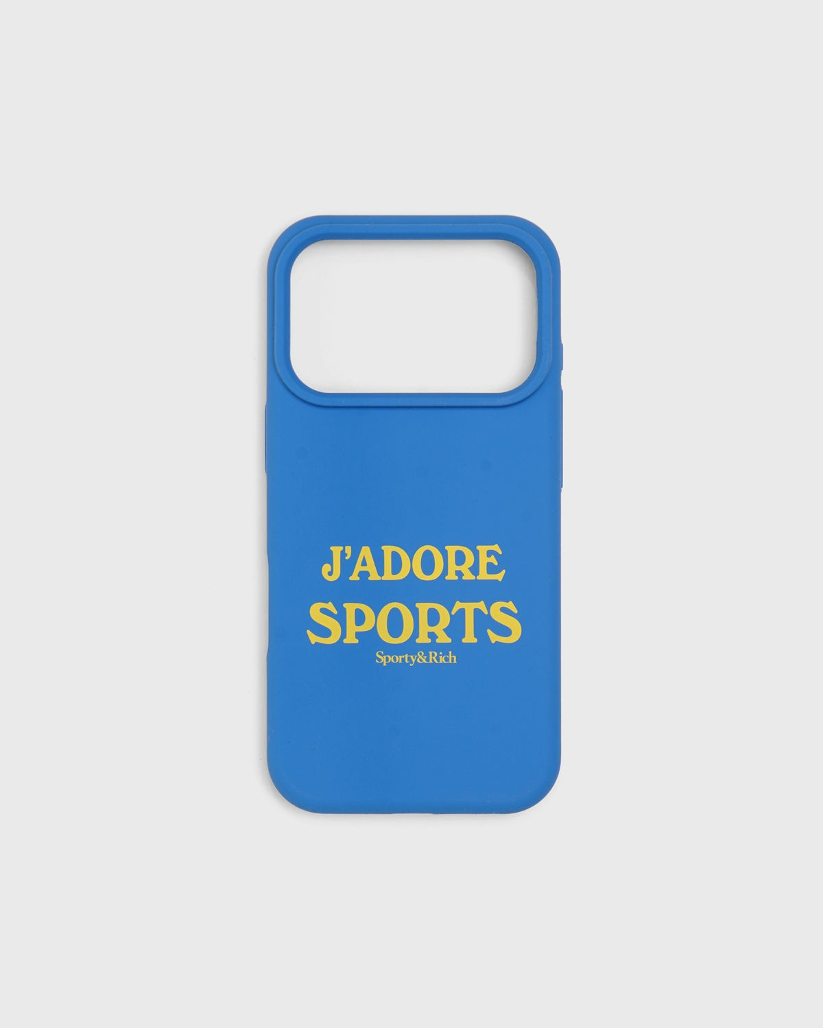 J'adore Sports iPhone Case - Bright Blue/Yellow Sporty & Rich Discount