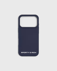 Bold Health Logo iPhone Case - Navy/White Sporty & Rich Outlet