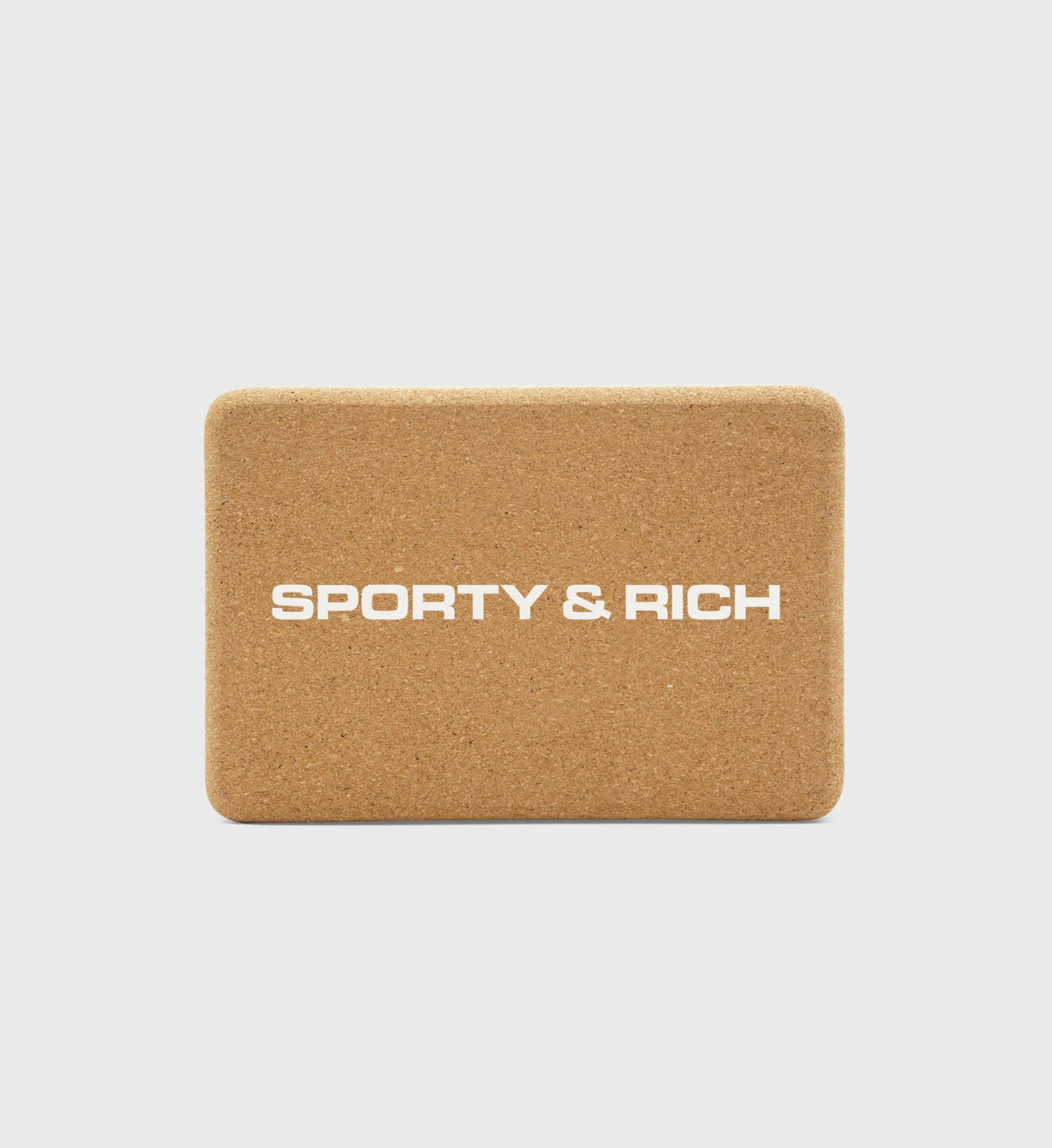 Bold Logo Cork Yoga Block Sporty & Rich Discount