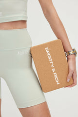 Bold Logo Cork Yoga Block Sporty & Rich Discount
