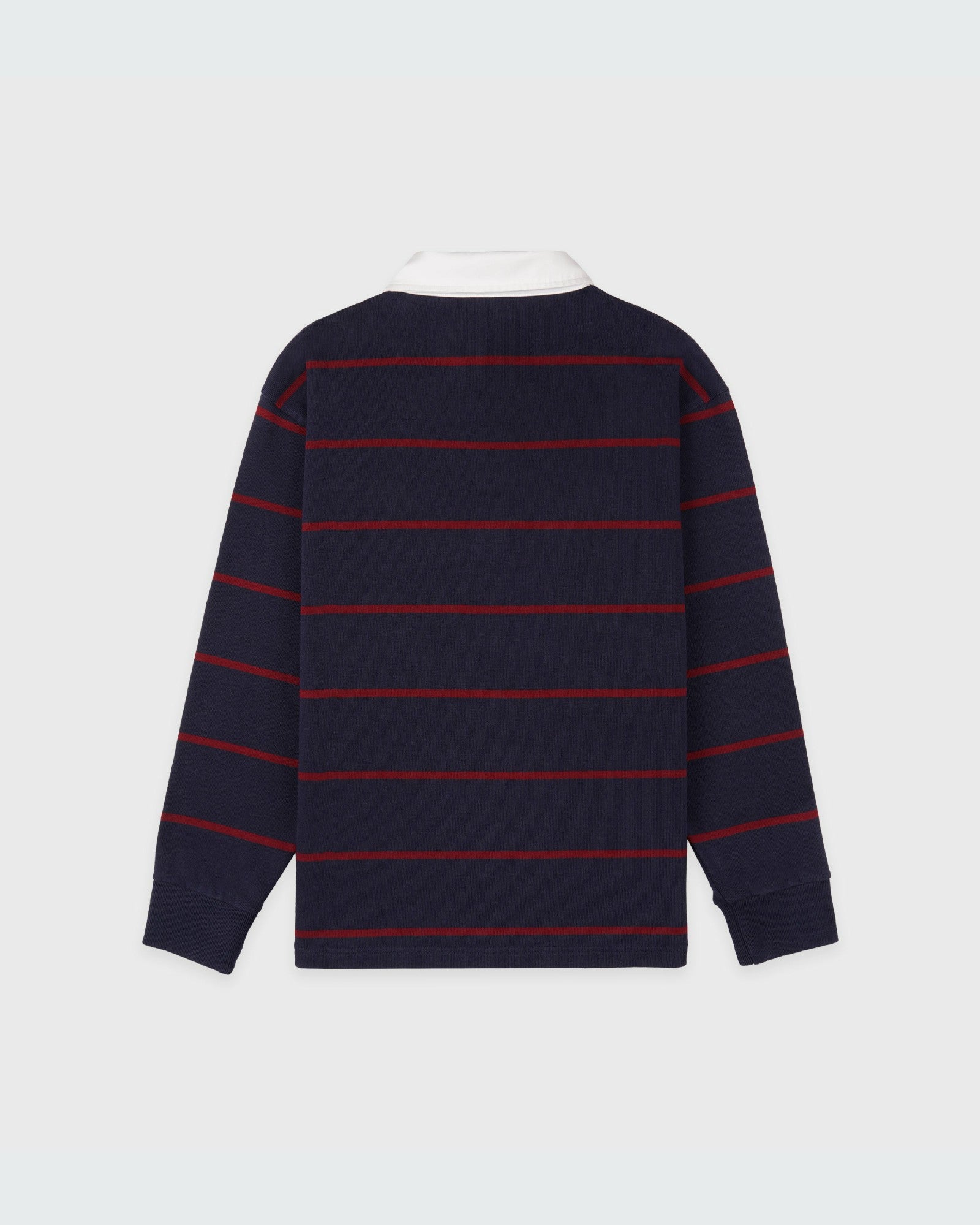 Serif Logo Rugby Polo Men - Dark Navy/White/Merlot Sporty & Rich Sale