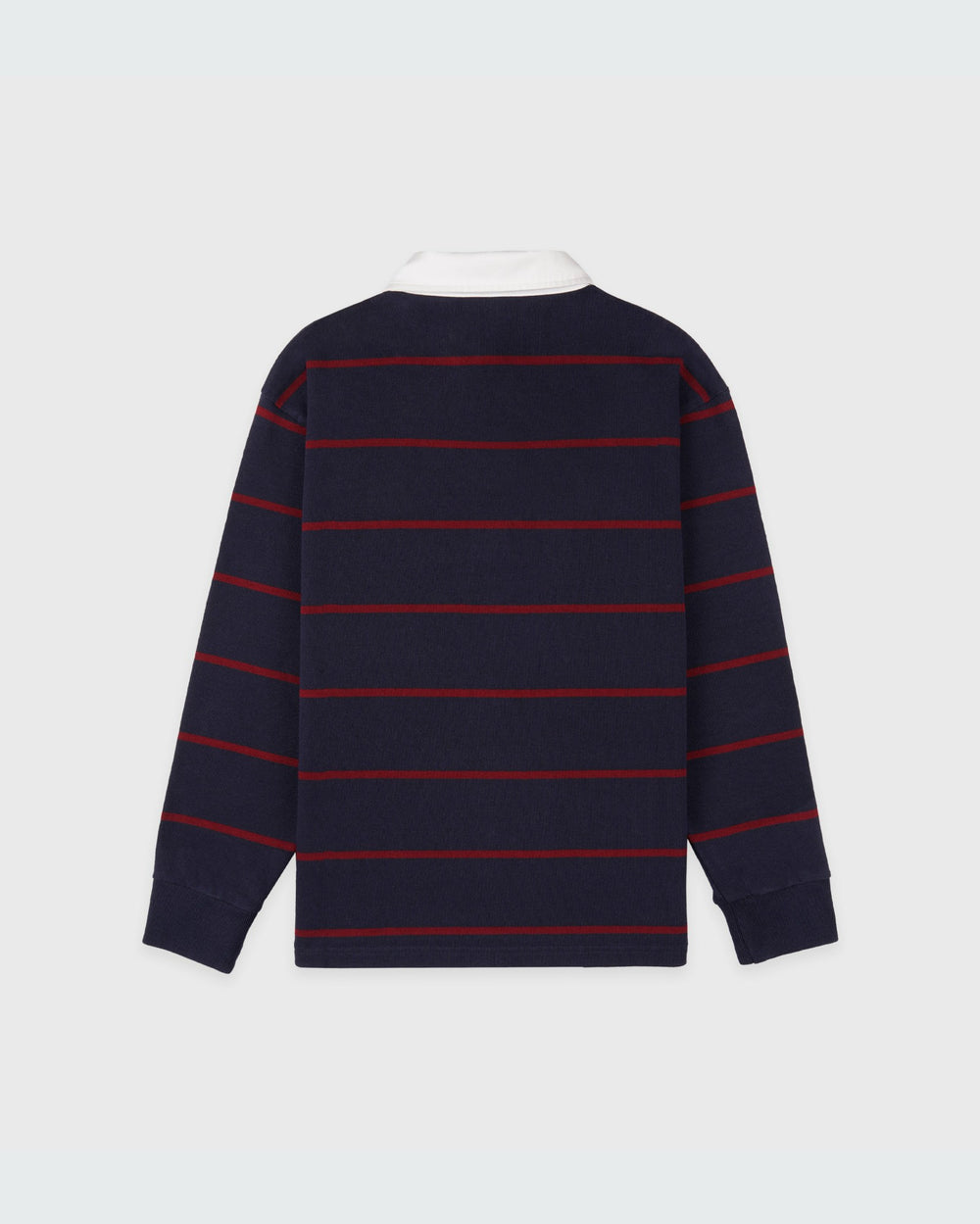 Serif Logo Rugby Polo Men - Dark Navy/White/Merlot Sporty & Rich Sale