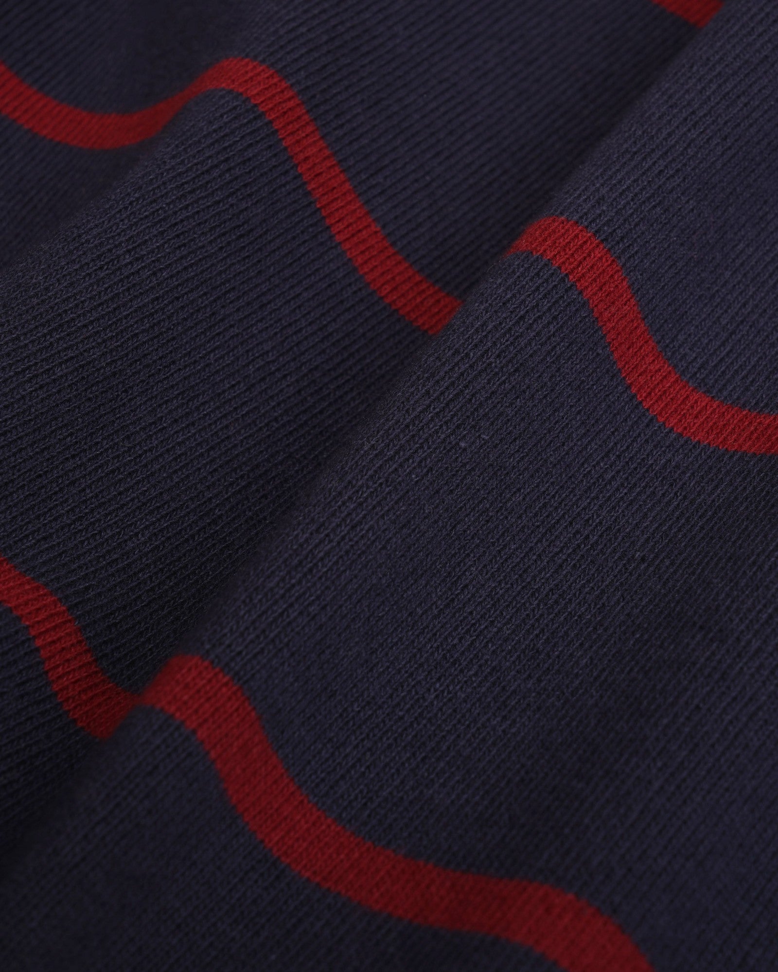 Serif Logo Rugby Polo Men - Dark Navy/White/Merlot Sporty & Rich Sale