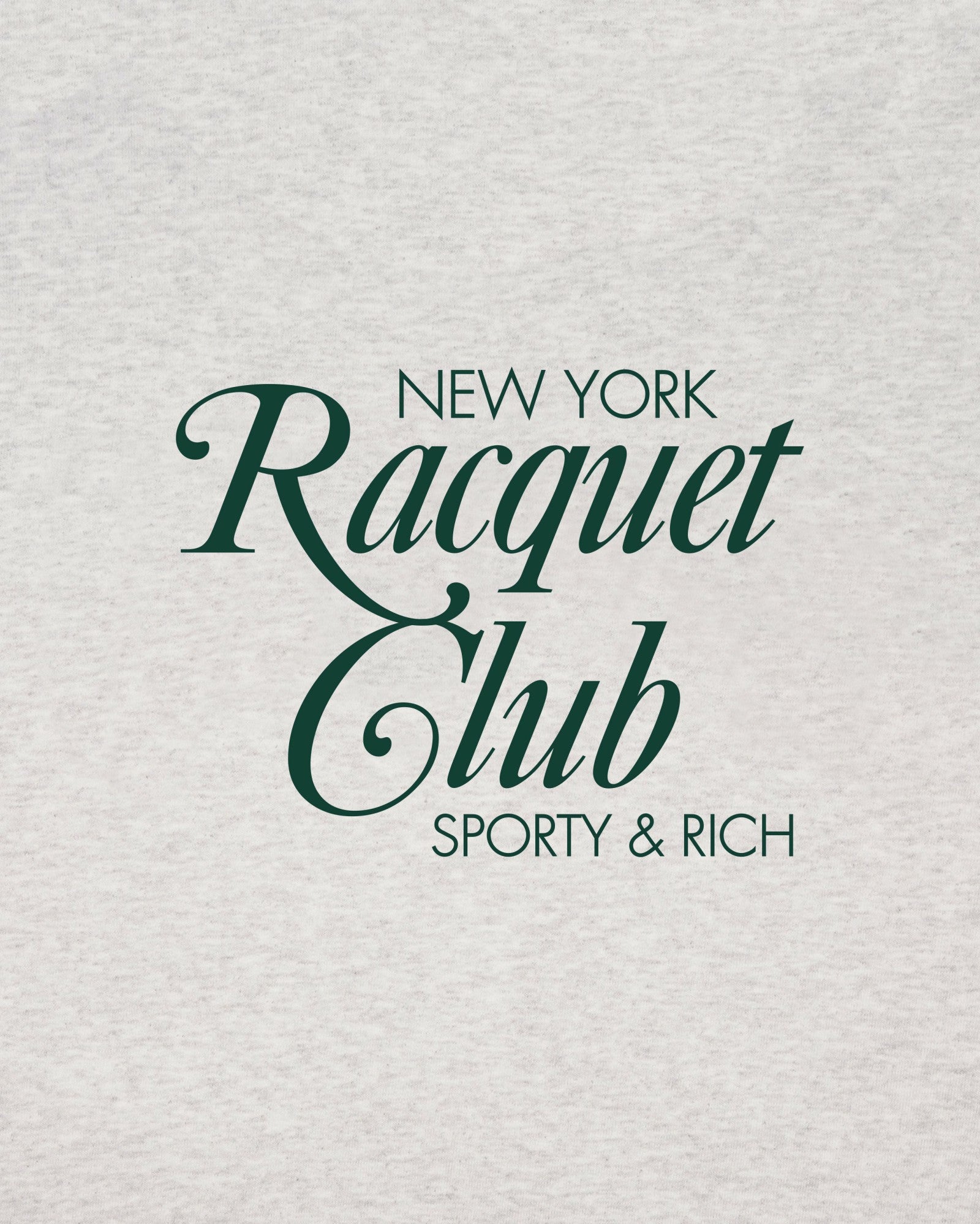 NYRC Zip Hoodie - Heather Gray/Forest Sporty & Rich Discount