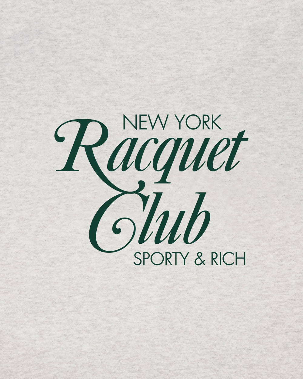 NYRC Zip Hoodie - Heather Gray/Forest Sporty & Rich Discount