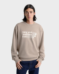 USA Wellness Club Crewneck - Elephant/White Sporty & Rich Outlet