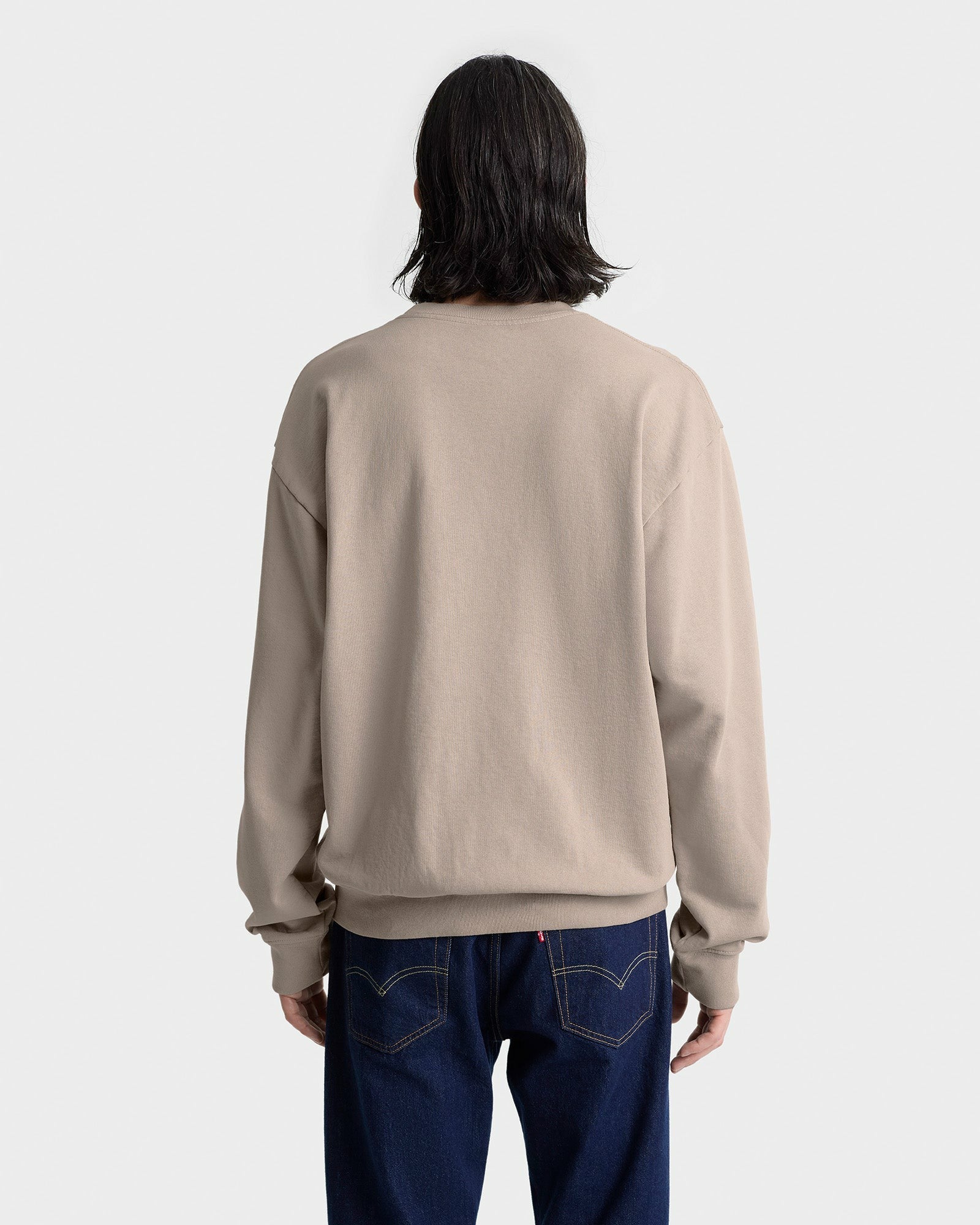USA Wellness Club Crewneck - Elephant/White Sporty & Rich Outlet