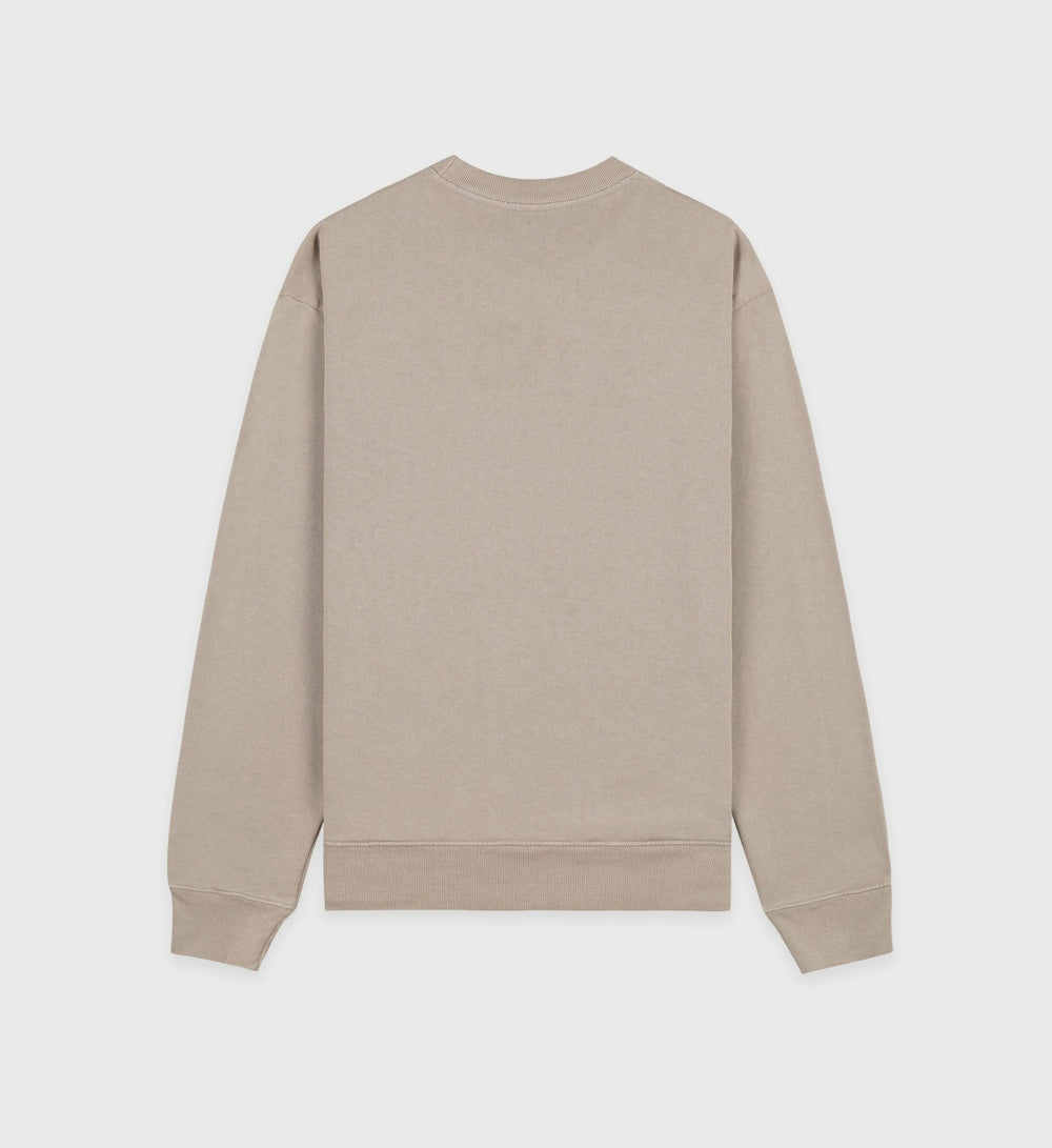 USA Wellness Club Crewneck - Elephant/White Sporty & Rich Outlet