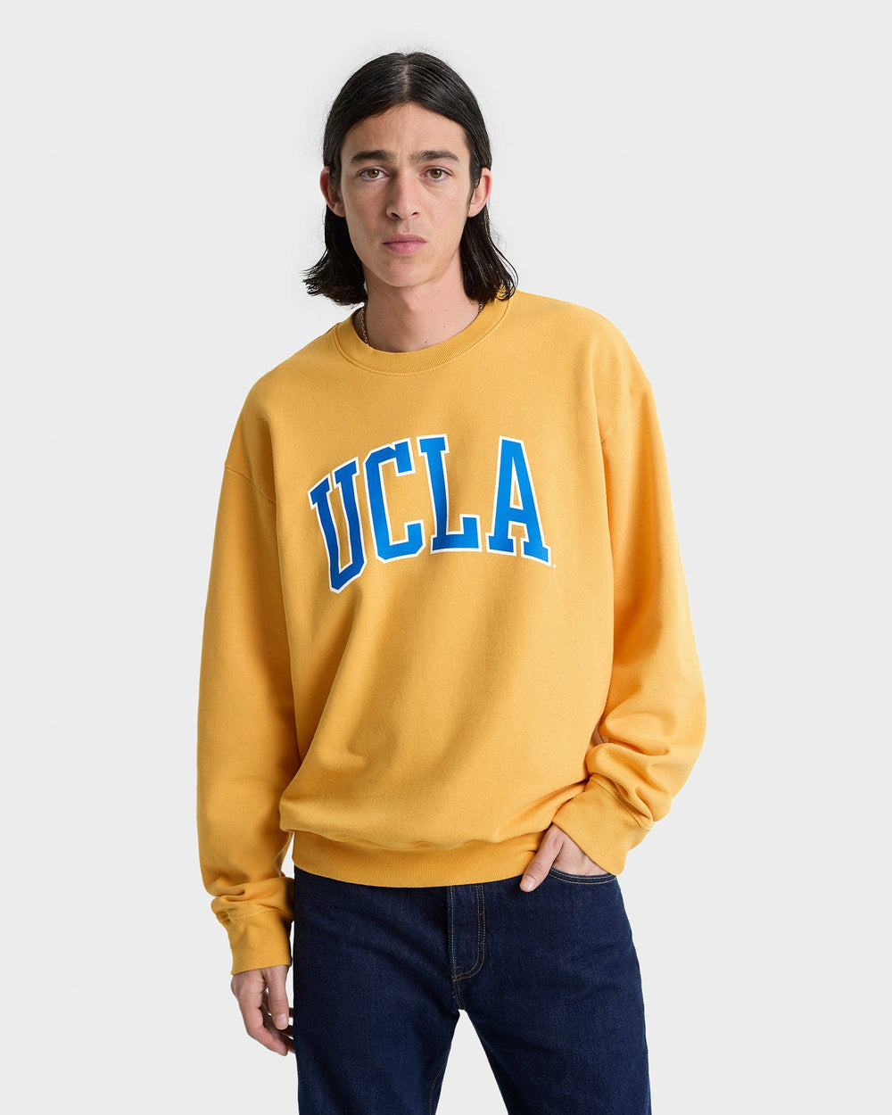 UCLA Ivy Crewneck - Gold/Blue Sporty & Rich US