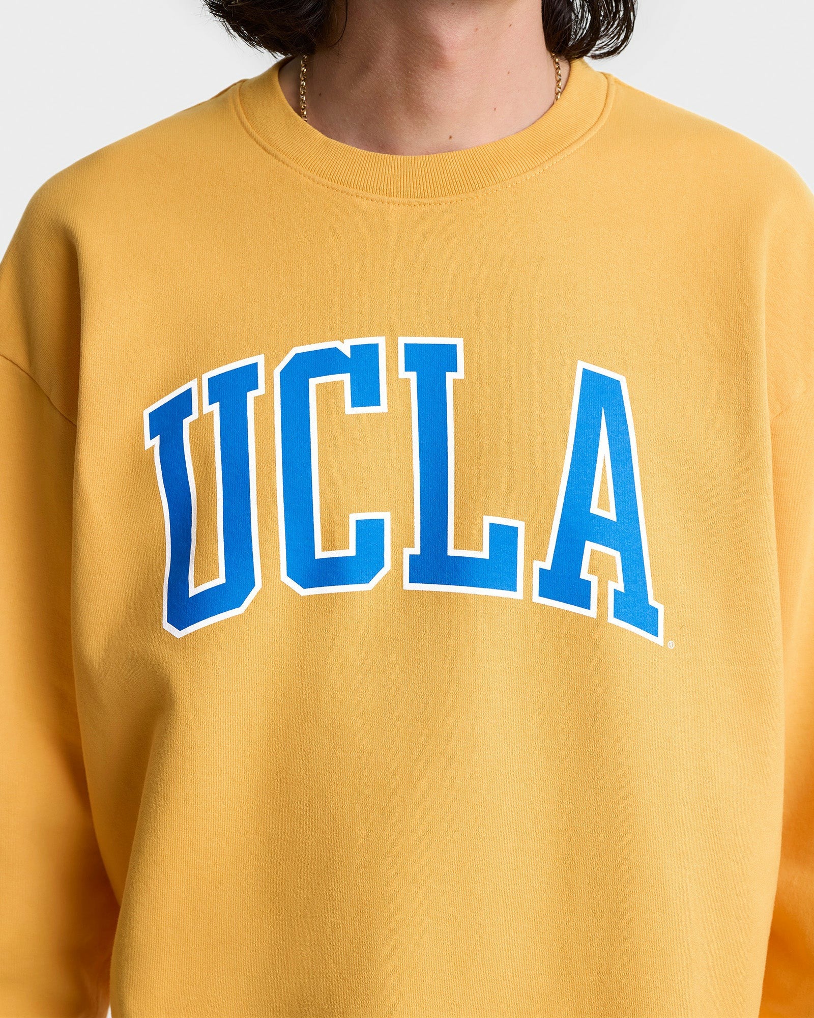 UCLA Ivy Crewneck - Gold/Blue Sporty & Rich US