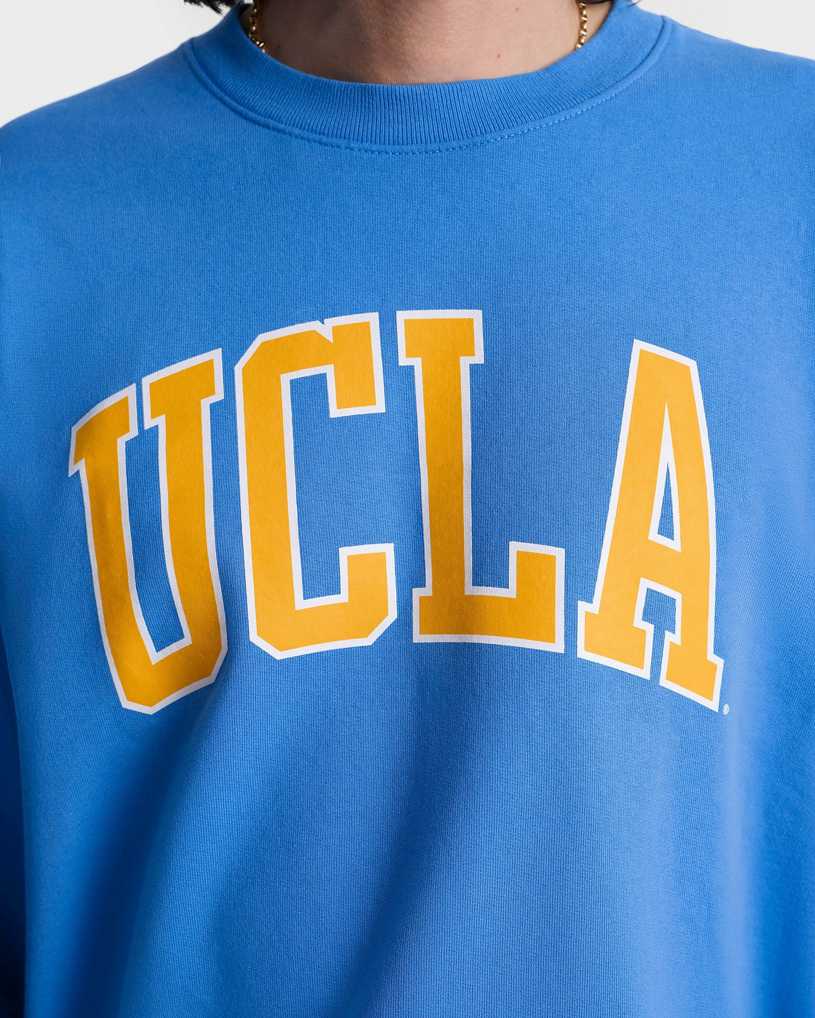UCLA Ivy Crewneck - Blue/Gold Sporty & Rich Sale