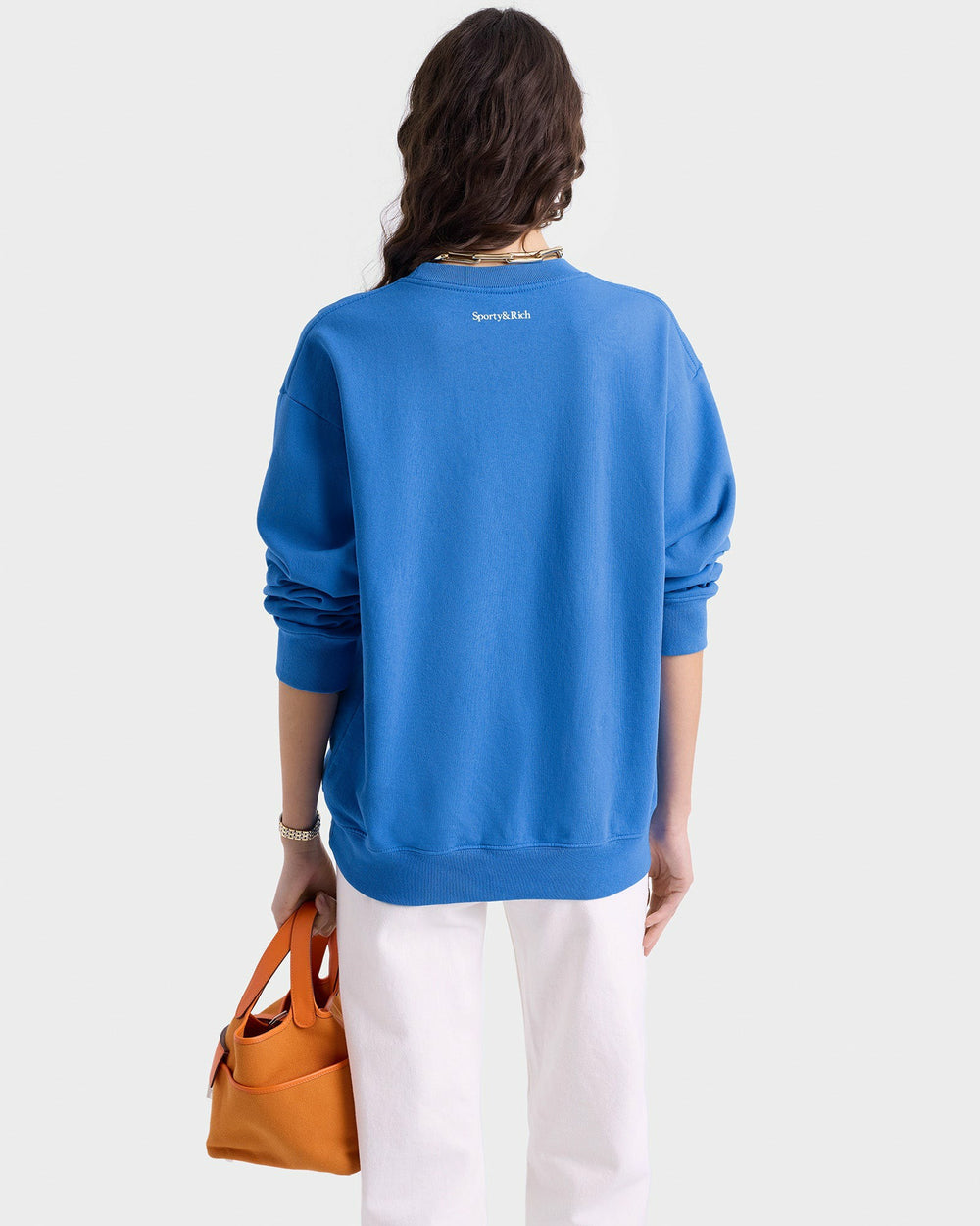 UCLA Ivy Crewneck - Blue/Gold Sporty & Rich Sale
