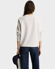 California Emblem Soft Crewneck - Heather Gray/Navy Sporty & Rich Online