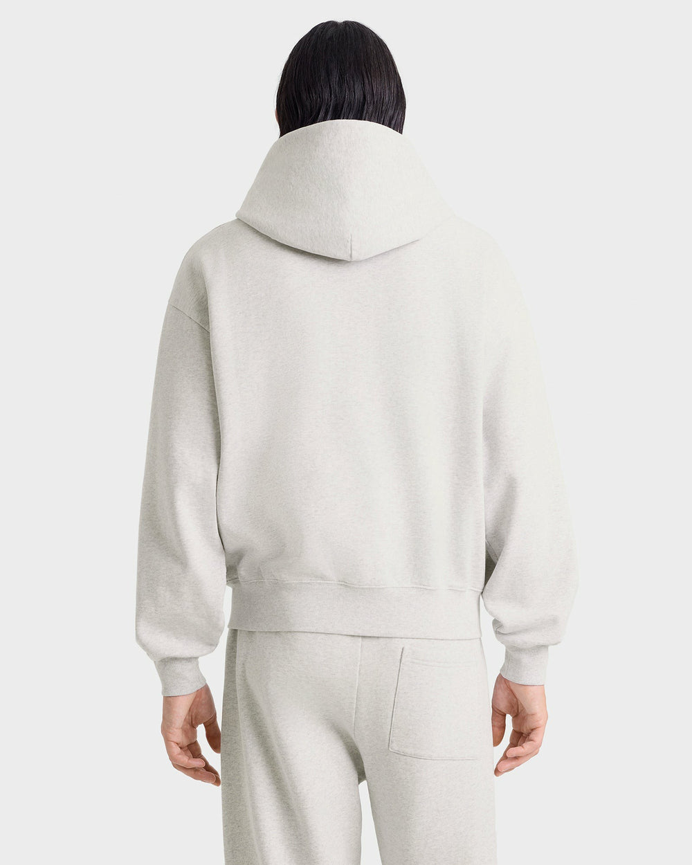 S&R Ivy Zip Hoodie - Heather Gray/Navy Sporty & Rich For Sale
