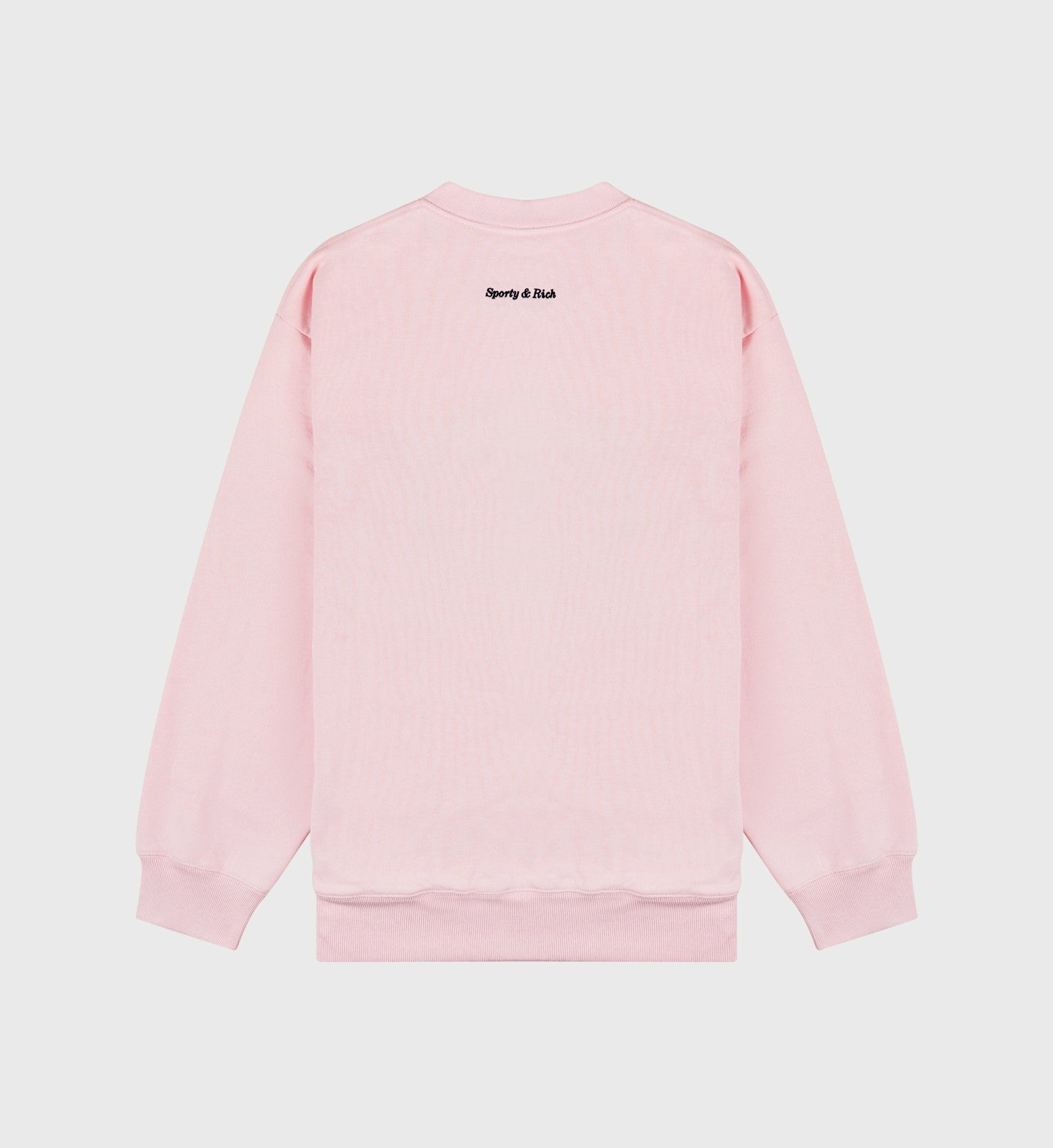 Eden Crest Crewneck - Pink Dolphin/Navy Sporty & Rich Outlet