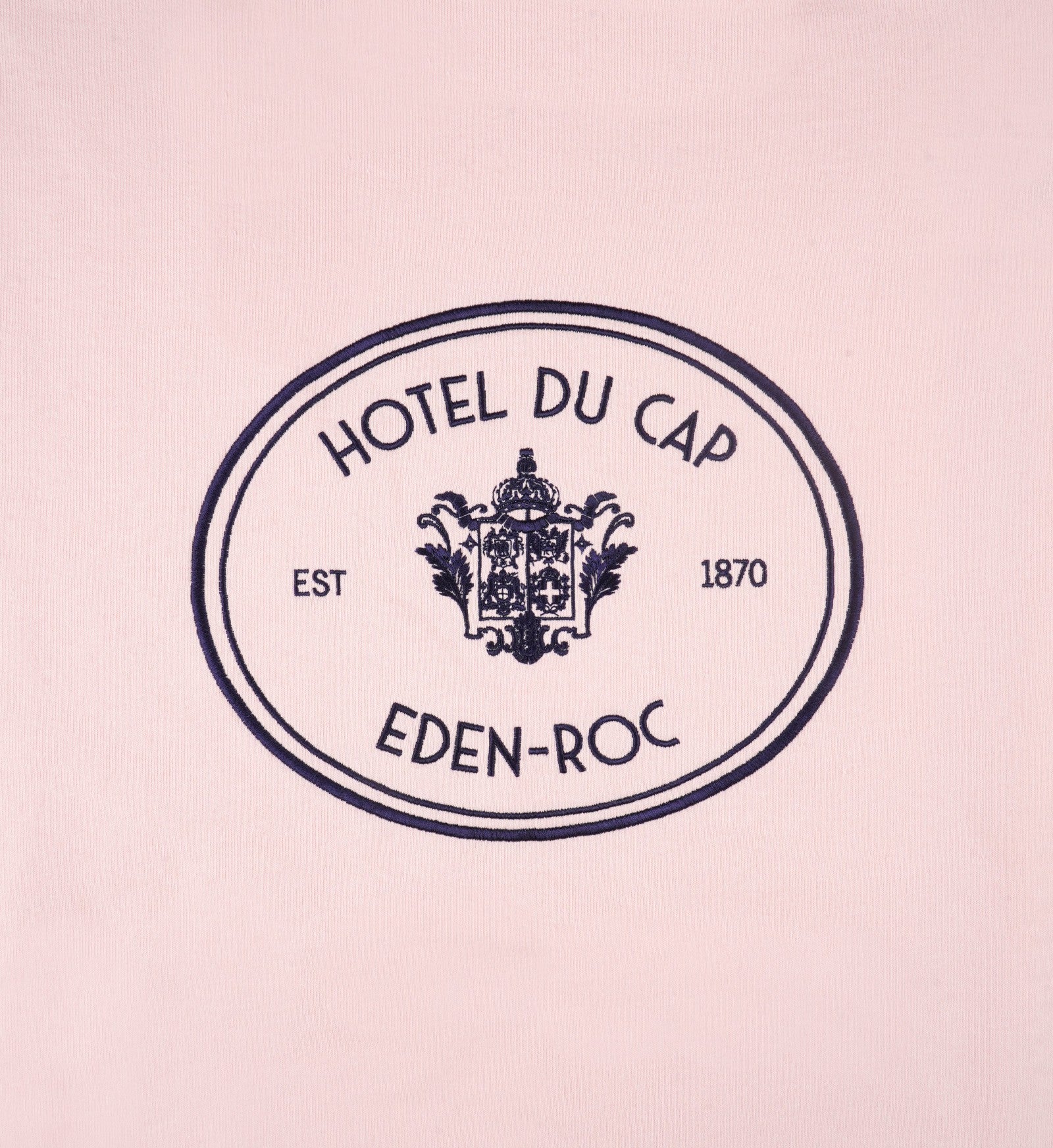 Eden Crest Crewneck - Pink Dolphin/Navy Sporty & Rich Outlet