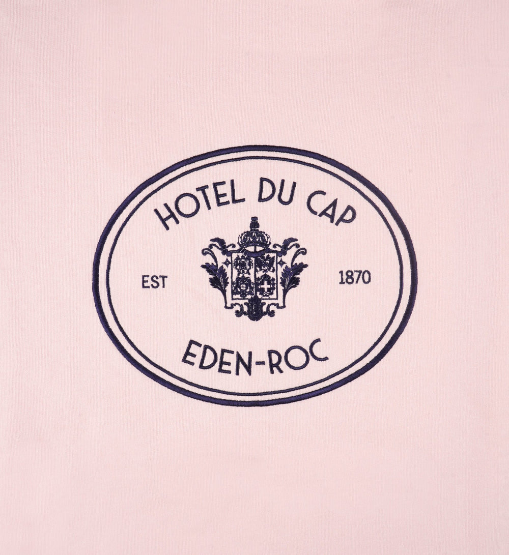 Eden Crest Crewneck - Pink Dolphin/Navy Sporty & Rich Outlet