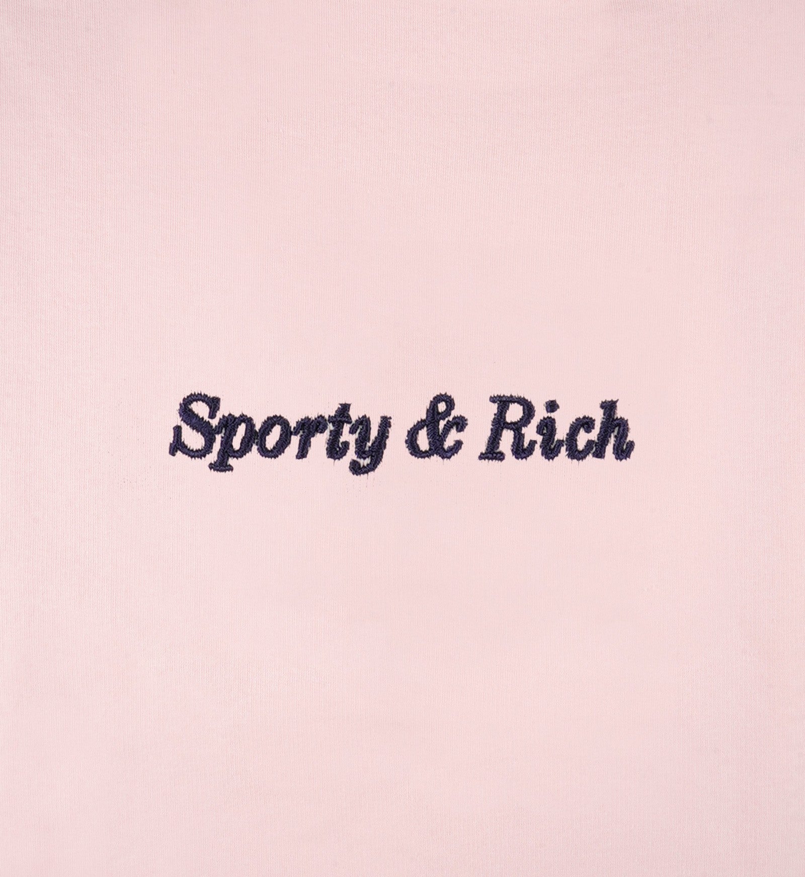 Eden Crest Crewneck - Pink Dolphin/Navy Sporty & Rich Outlet