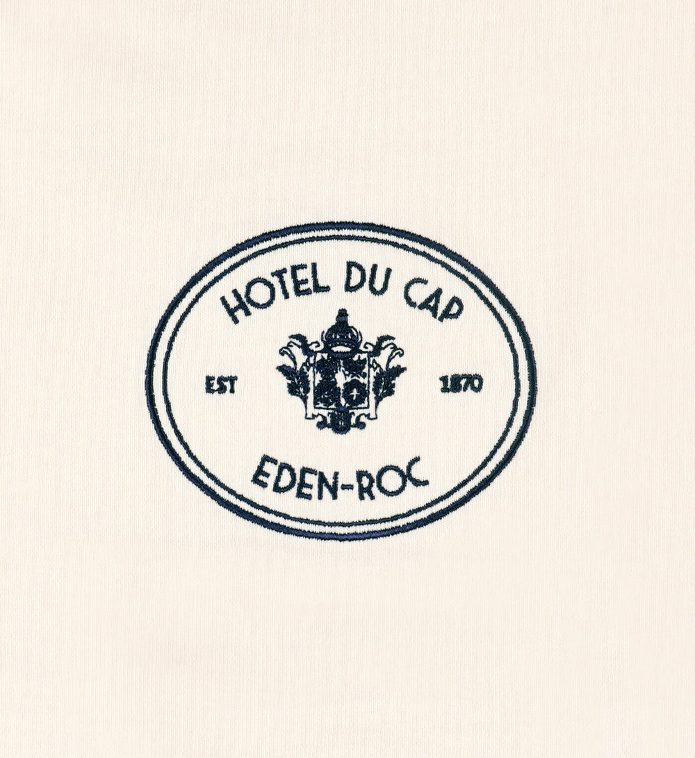 Eden Crest Crewneck - Cream/Navy Sporty & Rich US