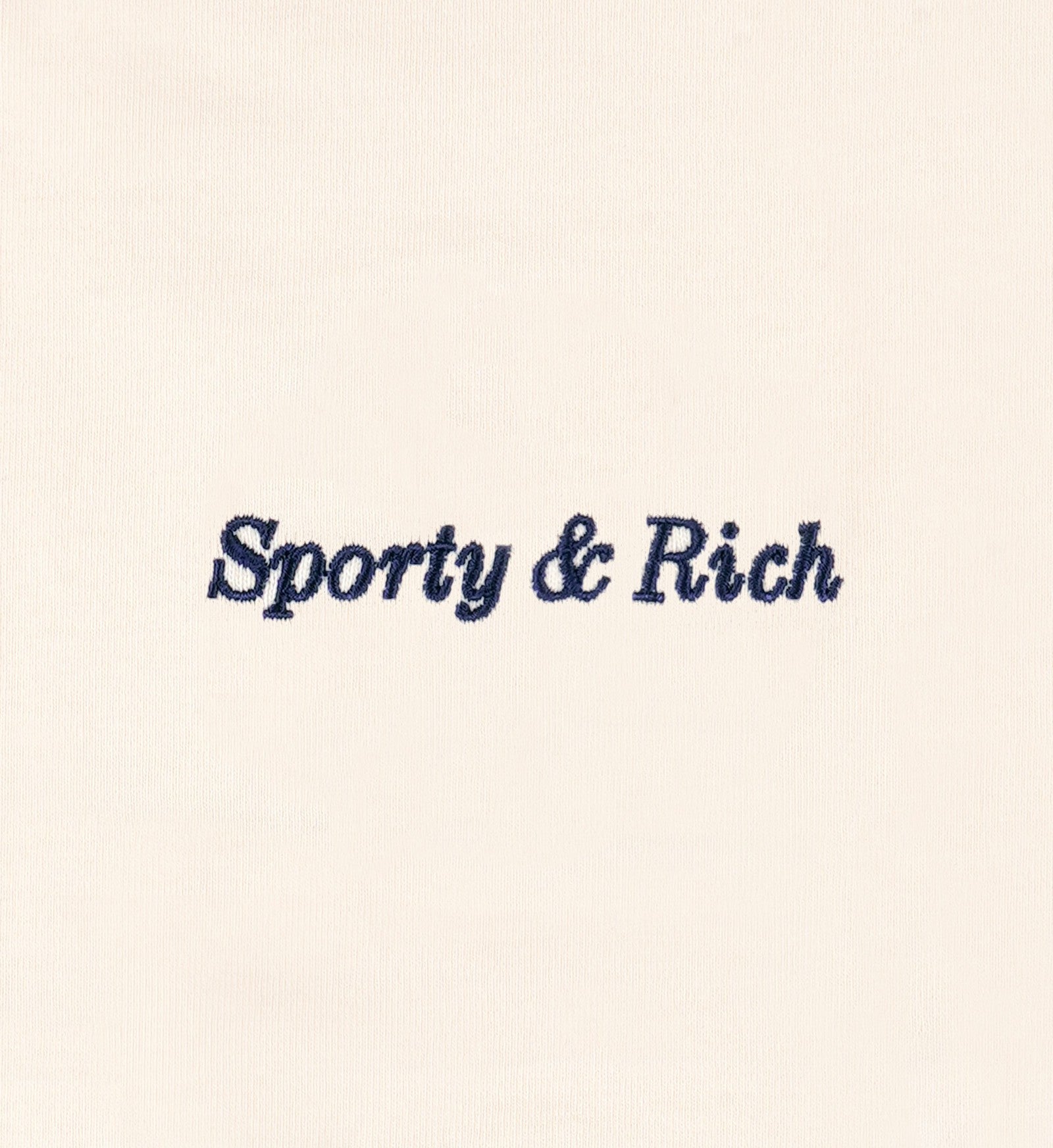 Eden Crest Crewneck - Cream/Navy Sporty & Rich US