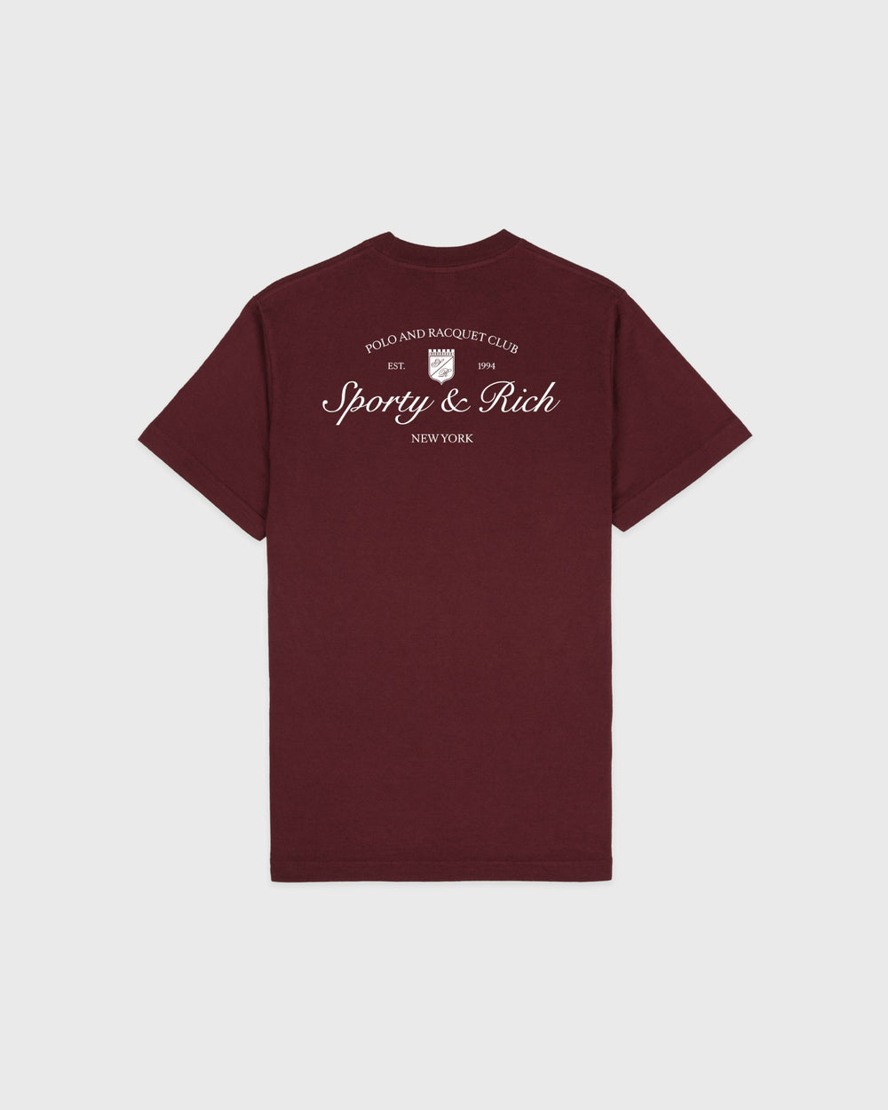 Syracuse T-Shirt - Bordeaux/White Sporty & Rich Sale