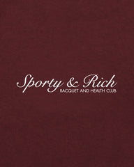 Syracuse T-Shirt - Bordeaux/White Sporty & Rich Sale