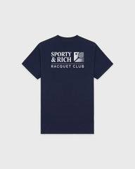 Promo T-Shirt - Navy Sporty & Rich Online