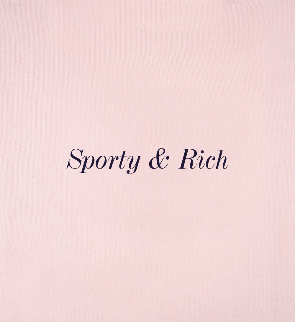 Eden Crest T-Shirt - Pink Dolphin/Navy Sporty & Rich Outlet