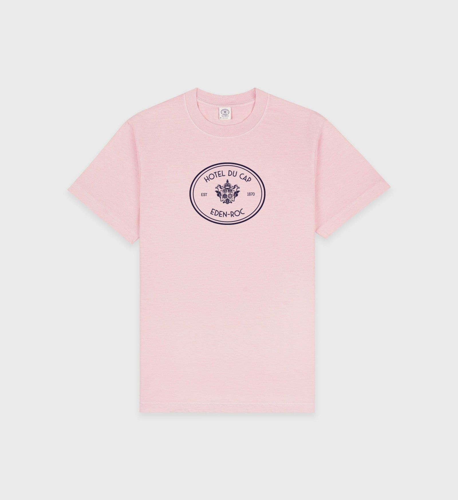 Eden Crest T-Shirt - Pink Dolphin/Navy Sporty & Rich Outlet