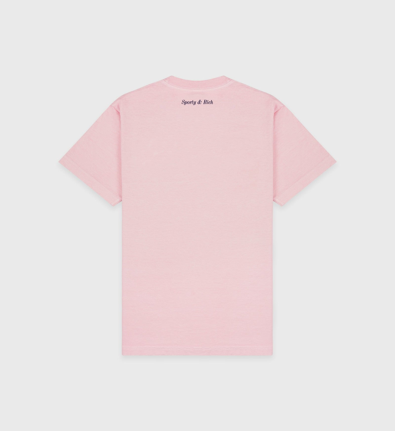 Eden Crest T-Shirt - Pink Dolphin/Navy Sporty & Rich Outlet