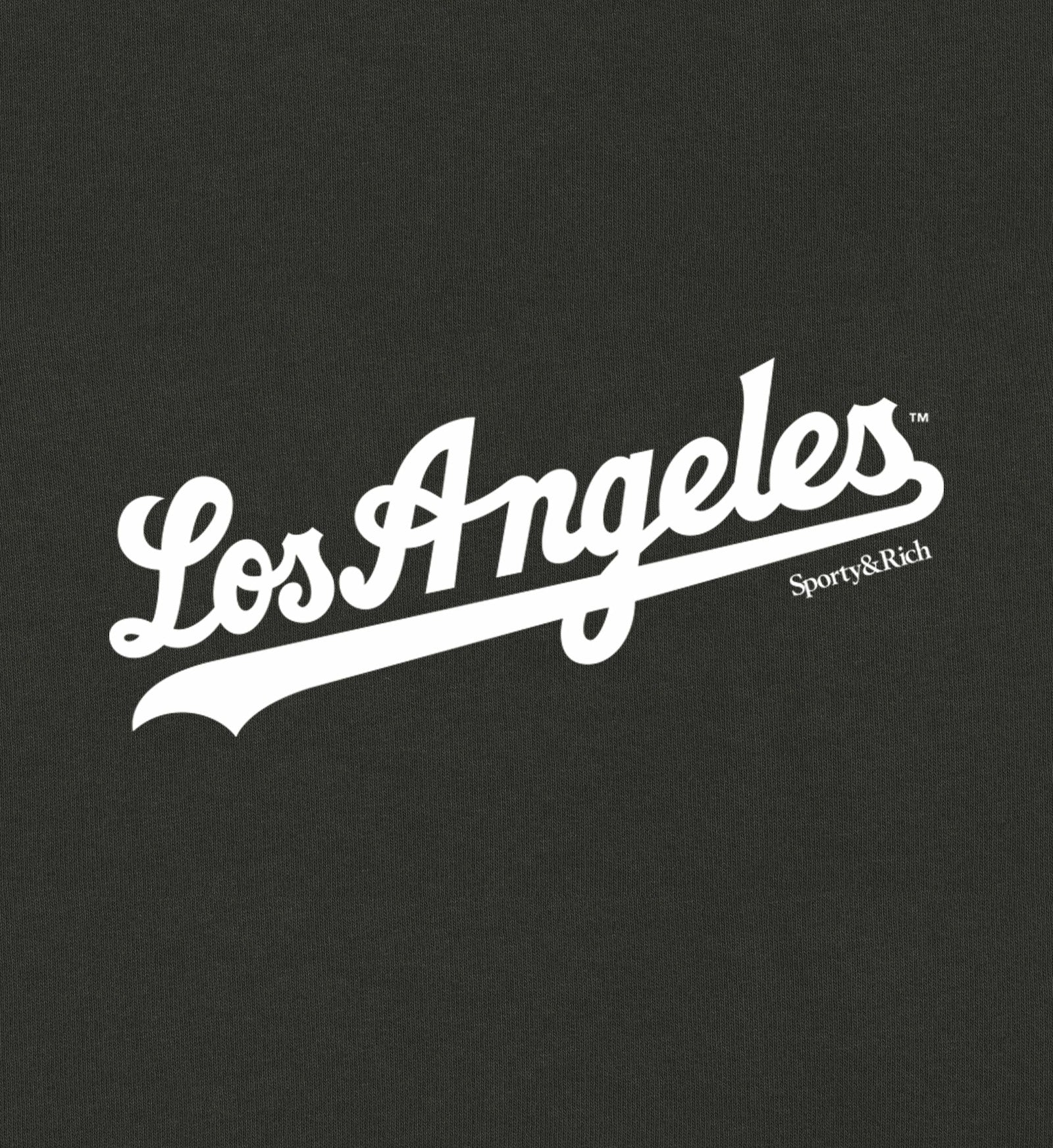 Dodgers T-Shirt - Faded Black/White Sporty & Rich US