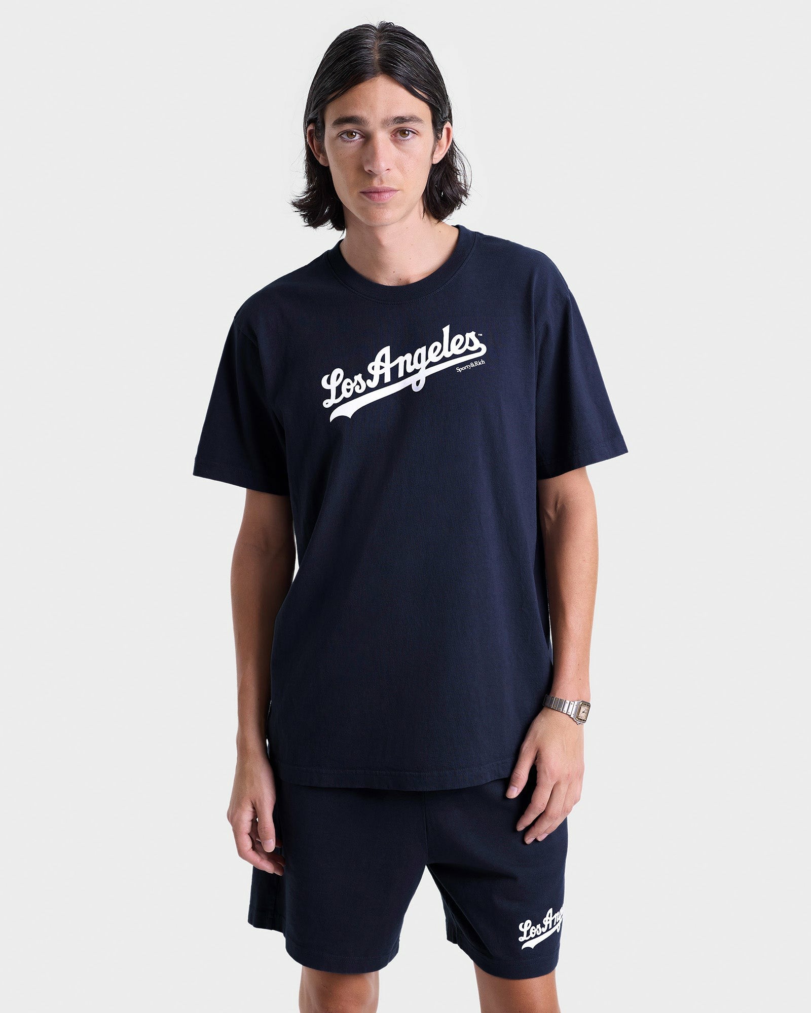 Dodgers T-Shirt - Navy/White Sporty & Rich Sale
