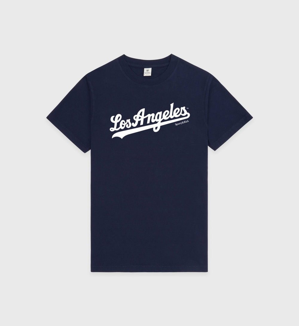 Dodgers T-Shirt - Navy/White Sporty & Rich Sale
