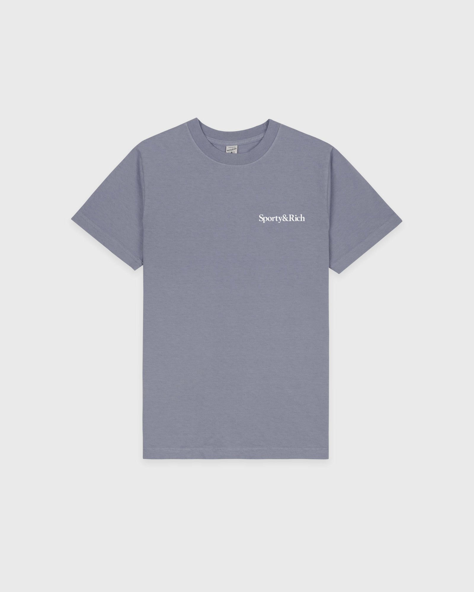 Health Is Wealth T-Shirt - Faded Indigo/White Sporty & Rich Discount