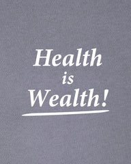 Health Is Wealth T-Shirt - Faded Indigo/White Sporty & Rich Discount